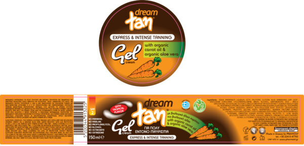 Express & Intense Tanning Gel-Cream Carrot SPF 2' 150ml - Image 2